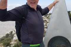 Jim at the summit of Guadalupe Peak