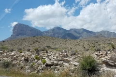 View of Guadalupe Peak in the center