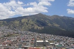 View of Guagua Pinchincha from Itchimbia